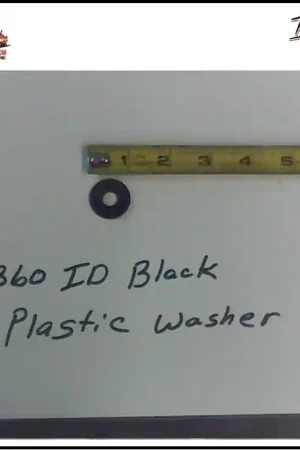 Luxury .360 ID Black Plastic Washer Bad Boy Part# 019-6050-00
