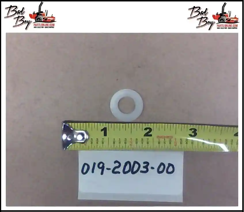.390x.750x.062 Nylon Washer - Bad Boy Part # 019-2003-00 Final Sale