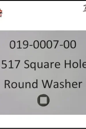 .517 Square Hole Round Washer, Bad Boy Part #019-0007-00 Fresh Stock