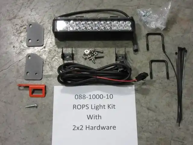 088-1000-10 - Bad Boy Mowers ROPS Light Kit w/ 2x2 Hardware 088100010 Clearance