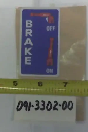 091-3302-00 Lexan Brake-Pup 2006 and up Budget