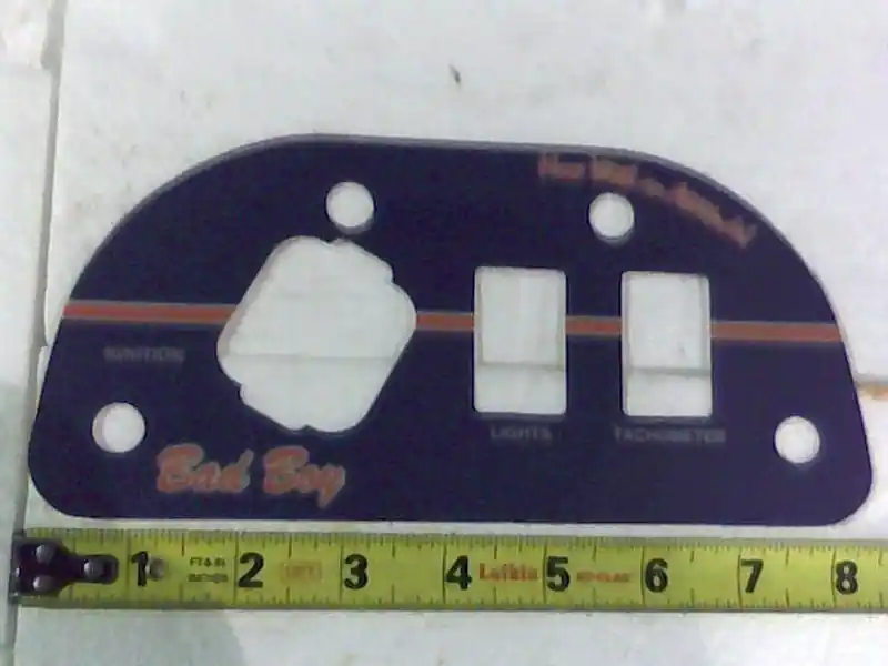 091-5507-00 Control Panel Decal 2008 AOS-L Professional Grade