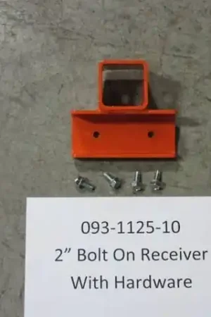 Secure Checkout 093-1125-10 - Bad Boy Mowers 2" Bolt On Front Receiver w/ Hardware 093112510