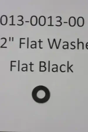 1/2 Flat Washer - Flat Black - Bad Boy Part# 013-0013-00 Mega Sale