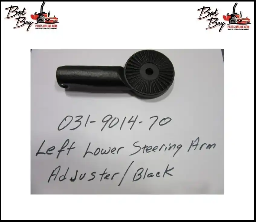 Next Day Delivery Left Lower Steering Arm Adjuster/Black - Bad Boy Part #031-9014-70