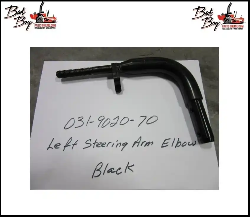 Super Sale Left Steering Arm Elbow/Black - Bad Boy Part #031-9020-70
