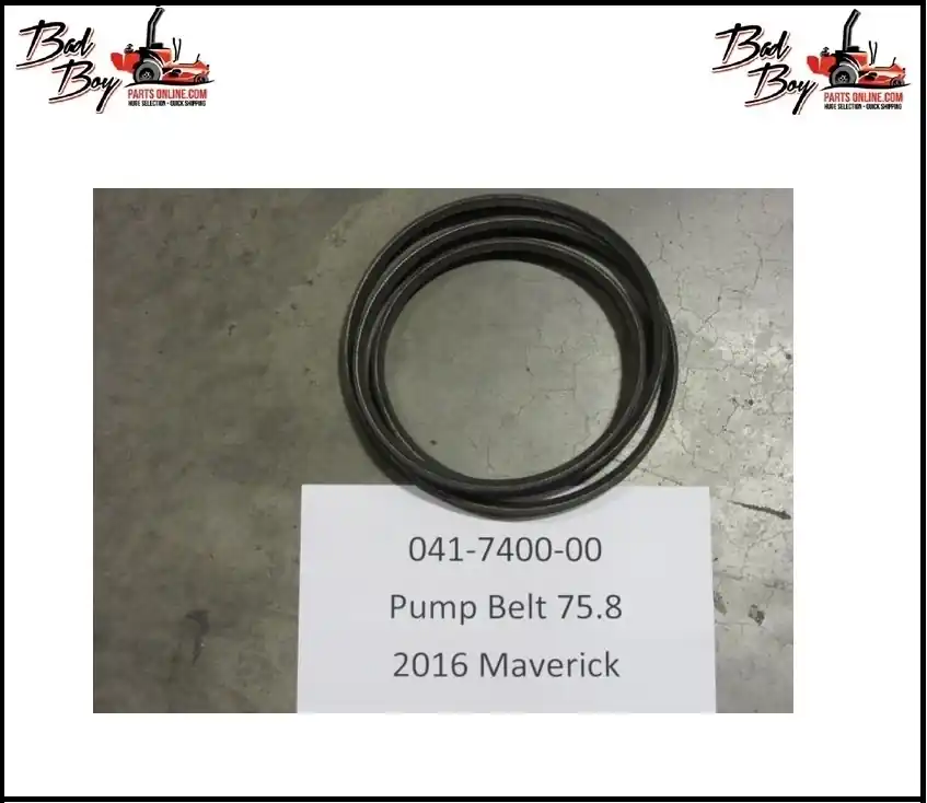 Pump Belt-2016 Maverick, Walk Behind, Bad Boy Part # 041-7400-00 Last Chance