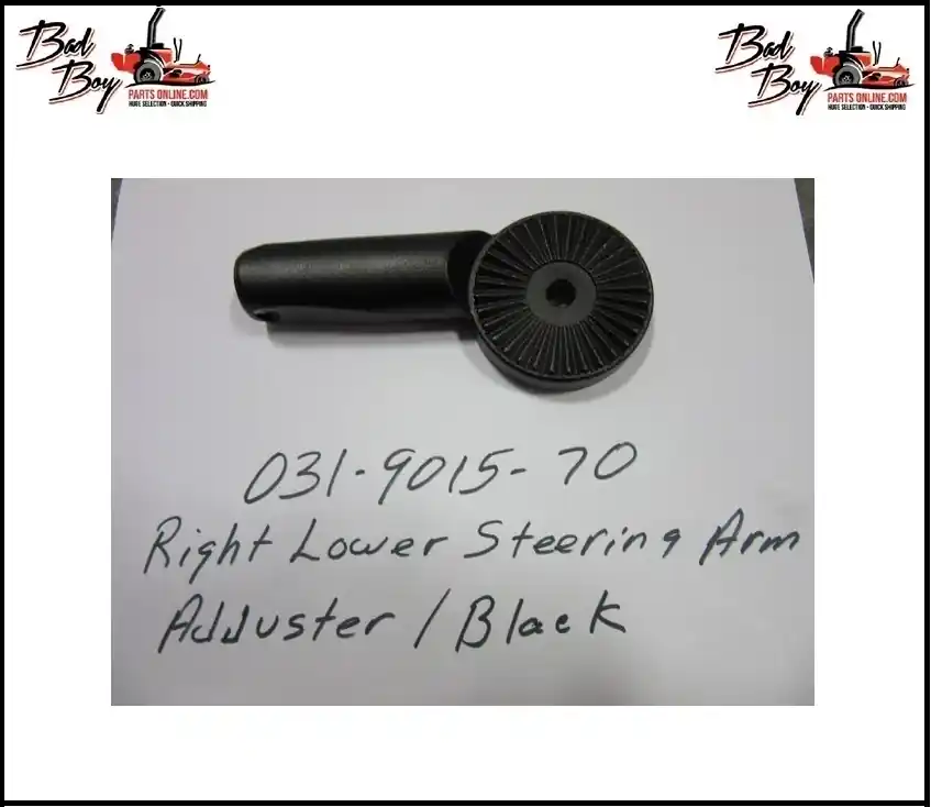 Right Lower Steering Arms Adjuster/Black - Bad Boy Part #031-9015-70 Don't Miss Out