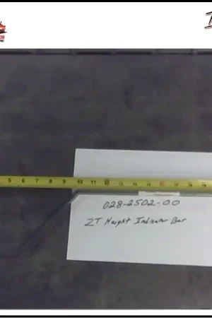 ZT Height Indicator Bar - Bad Boy Part # 028-2502-00 Price Cut