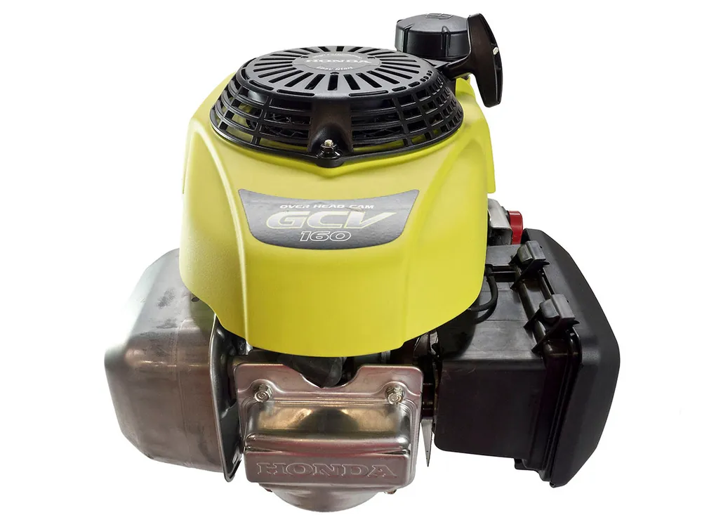 Fan Favorite GCV160-G5B-G - 4.4 Net Power Honda GC Series Engine, Vertical 7/8"x2" Shaft, Heavy Flywheel, Recoil Start, Ryobi Green Blower Housing (GCV160-G5B-G)