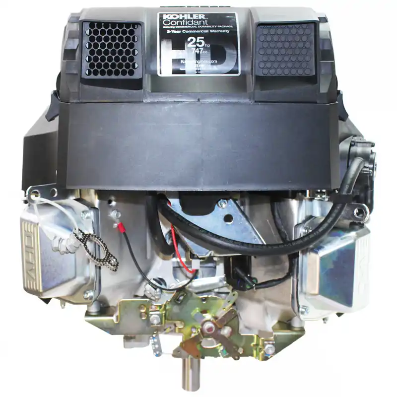 ZT740-3032 - 25hp Confidant, Vertical 1-1/8" x 4-3/8" Shaft, OHV, Electric Start, Solenoid Shift Starter, 15 Amp Alt, Fuel Pump, Oil Filter, Remote Choke, Kohler Engine (ZT740-3032) Time-Limited