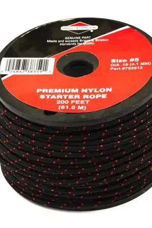Weekend Sale BS-792912 - BRIGGS ROPE BULK-#5 200 FT 792912 Briggs & Stratton Engine Parts (BS-792912)