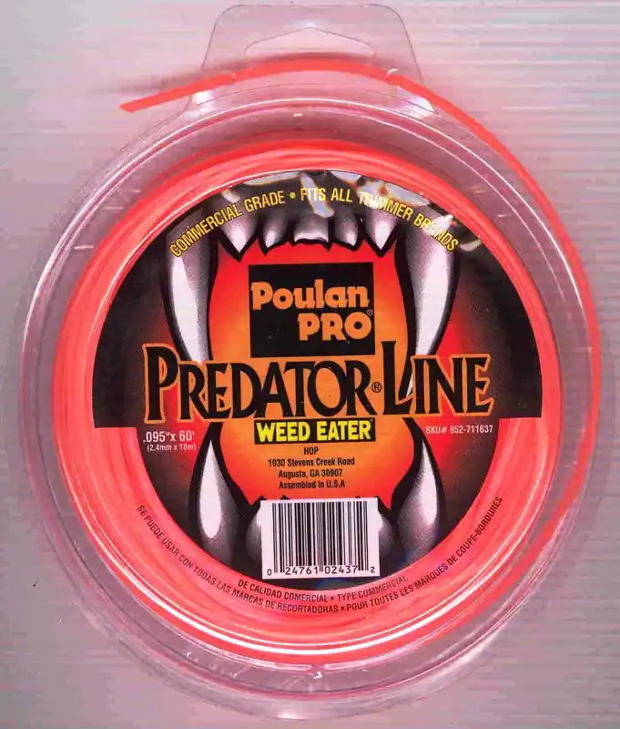 POU-952711637 - ACC WE .095" X 60' Predator Line Round Poulan Handheld Equipment Parts (POU-952711637) Fast Shipping