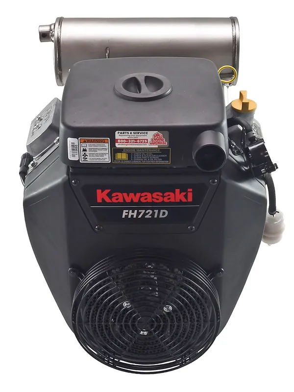 FH721D-S01-R1 - 25hp Kawasaki FH Series Engine, Horizontal 1-1/8x3-15/16 Shaft, Electric Start, 15 Amp Alternator (FH721D-S01-R1) Today Only