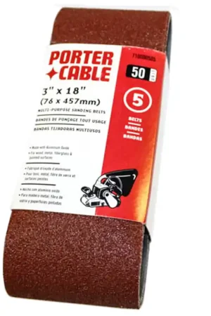 Fan Favorite PC-710000505 - 710000505 710000505 5 pack of 3" x 18" 50 grit sanding belts (PC-710000505)