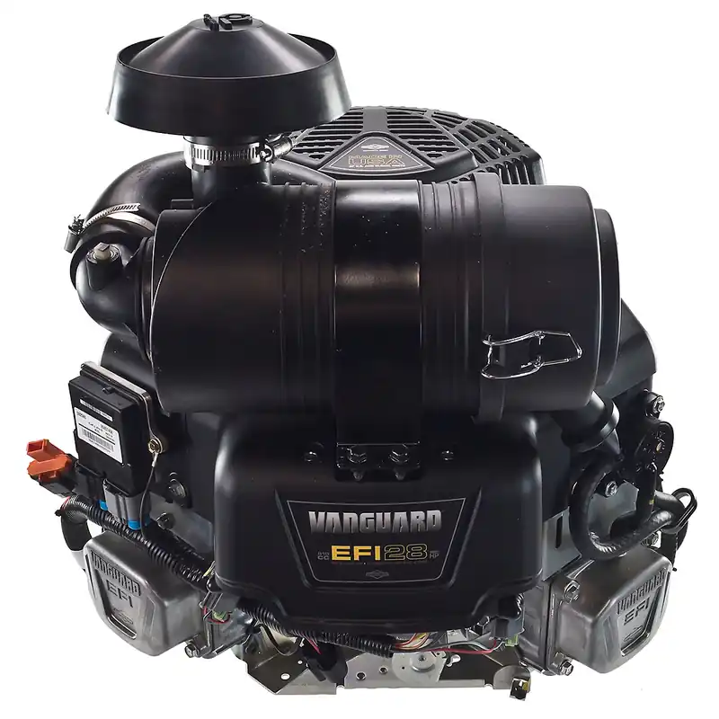 49E877-0036 - 28hp Briggs & Stratton Vanguard Series Fuel Injected Engine, Vertical 1-1/8x4-5/16 Shaft, Electric Start, 20 Amp Alternator, Requires Oil Guard System (49E877-0036) Buy Direct