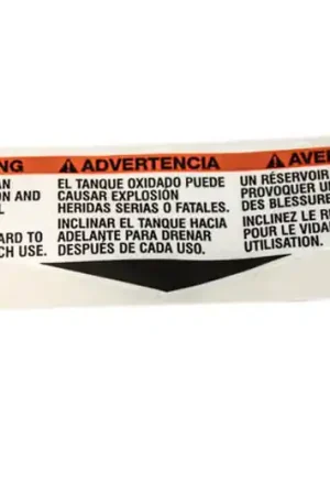 Reduced Price LA-3092-1 - LABEL WARNING DRAIN Devilbiss Air Products Air Accessories, Devilbiss (LA-3092-1)