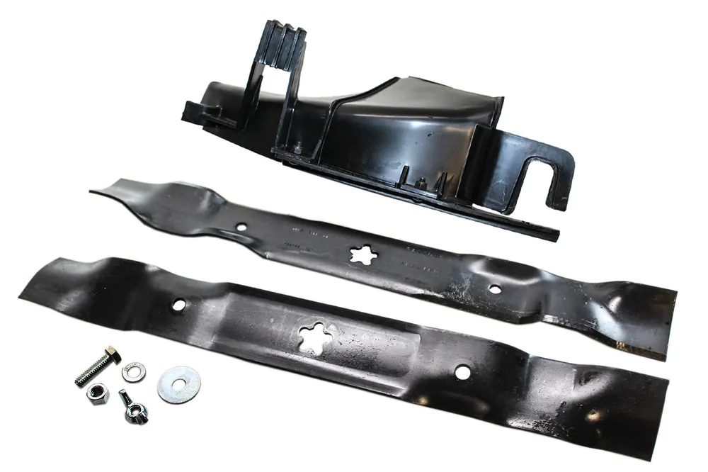 AYP-24668 - mulch kit for 917 craftsman 38" cut riding mower, Contains 2 mulching blades, deck shut off, hardware, and instructions. (AYP-24668) Today Only
