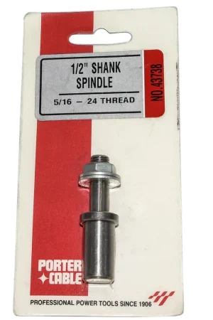 PC-43738 - Porter Cable 1/2" shank spindle, 5/16-24 thread (PC-43738) Luxury
