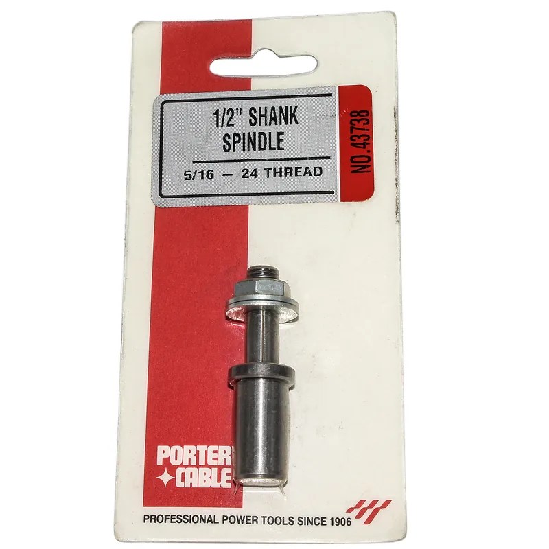 PC-43738 - Porter Cable 1/2" shank spindle, 5/16-24 thread (PC-43738) Luxury