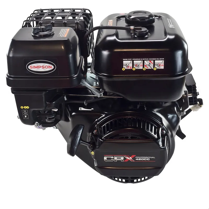 CRX420-110001-R2 - 12 Net Power (14 hp Gross) 420cc CRX Series Engine, Horizontal 1"x2-1/4" Keyed Shaft, Electric + Recoil Start (CRX420-110001-R2) Direct From Factory