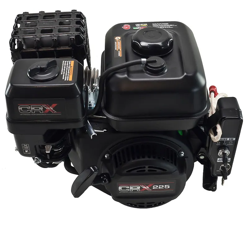 Luxury CRX225-2432601 - 6.0 Net Power (6.5 hp Gross) 224cc CRX Series Engine, Horizontal 3/4" Keyed Shaft, Electric Start, Low Oil Shutdown, Dual Element Air Cleaner (CRX225-2432601)