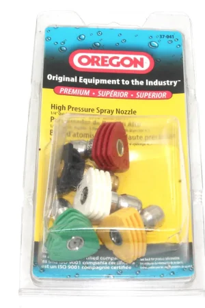 Trusted Brand OR-37041 - 1/4" Quick Connect High Pressure Spray Nozzle Kit Oregon Pressure Washer Parts (OR-37041)