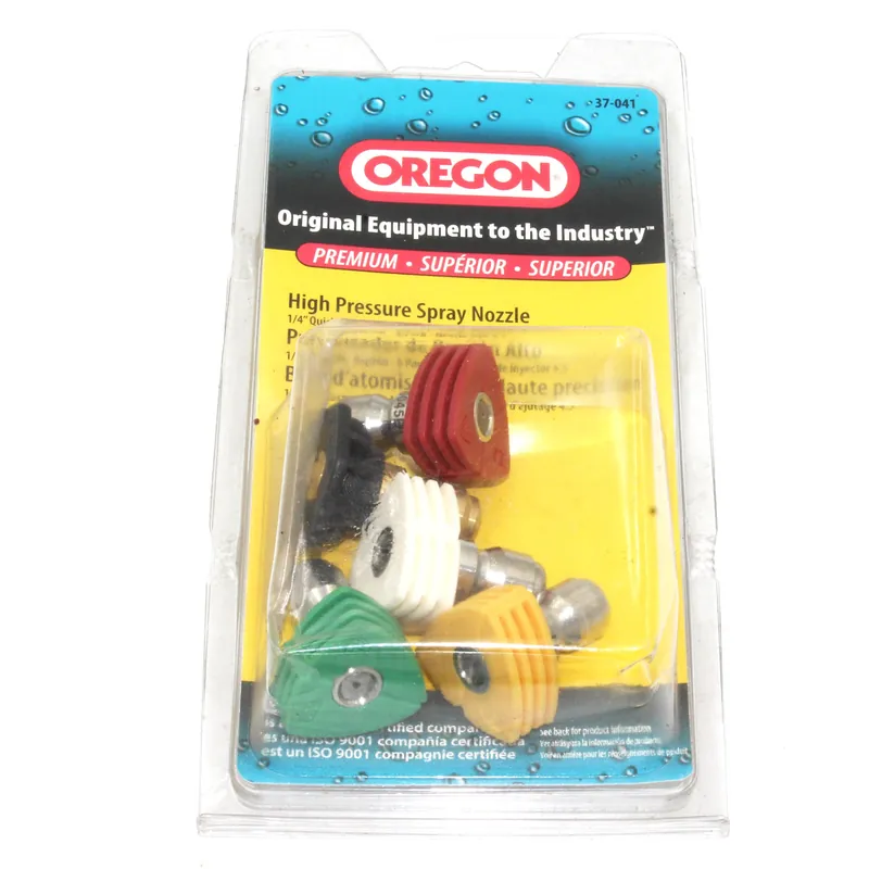 Trusted Brand OR-37041 - 1/4" Quick Connect High Pressure Spray Nozzle Kit Oregon Pressure Washer Parts (OR-37041)