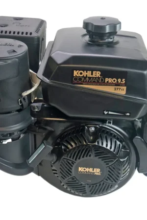 CH395-3038 - 9.5hp Kohler Command Pro Engine, 2:1 Wet Clutch Gear Reduction Horizontal 22mm Shaft, Recoil + Electric Start, 10 Amp Alternator, Cyclonic Air Filter (CH395-3038) Free Returns