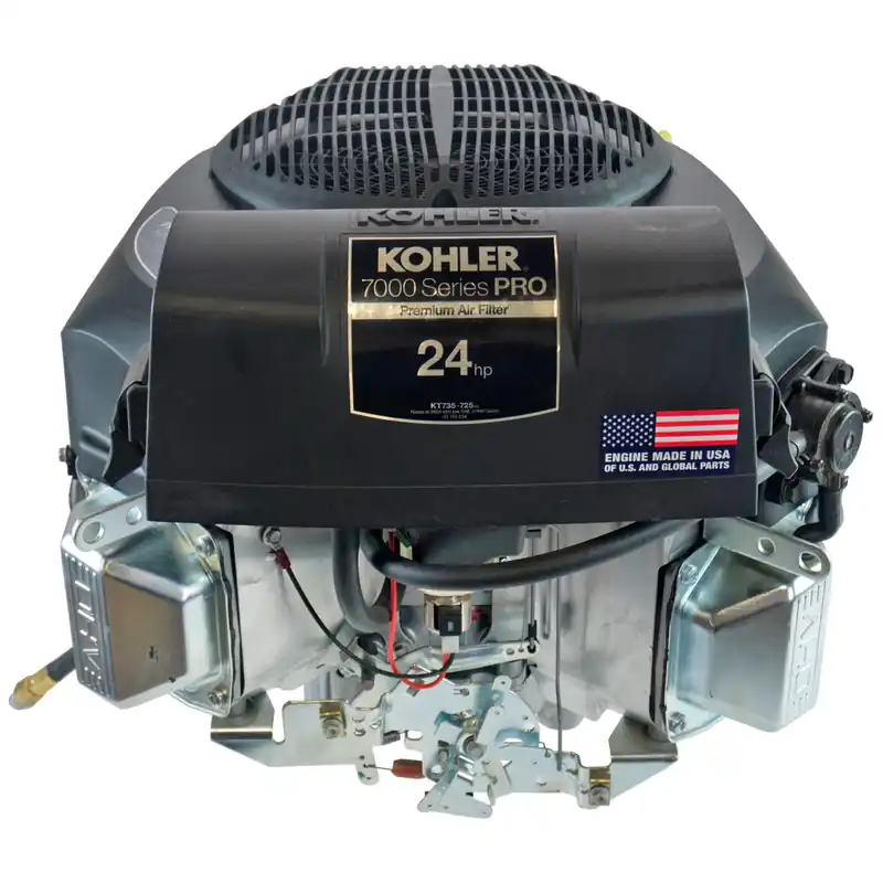 KT735-3084 - 24hp 7000 Series Kohler Engine, Vertical 1" x 3-5/32" Shaft, OHV, Electric Start, 15 Amp Alternator, Fuel Pump, Oil Filter (KT735-3084) Best Choice