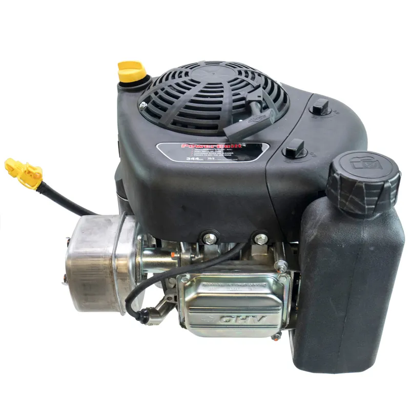 Authentic 21R707-0143-REC-R1 - 10.5hp Vertical 1"x3-5/32" Shaft, Intek OHV, Recoil+Electric Start, 9 Amp Alternator, Fuel Tank, Muffler, Briggs Stratton Engine (Replaces 21R707-0130) (21R707-0143-REC-R1)