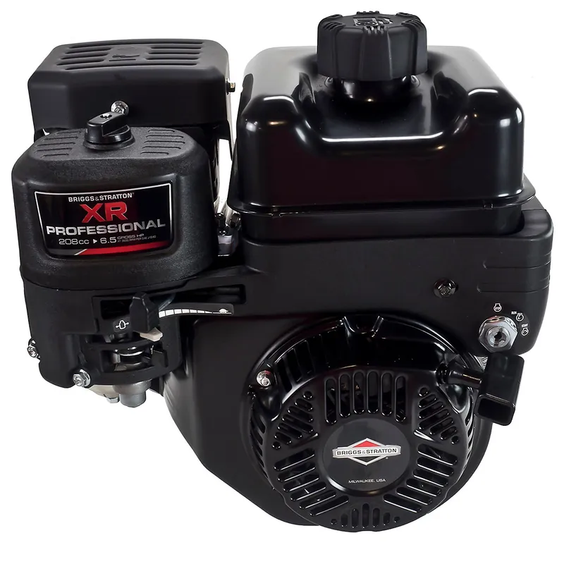130G37-0183 - 6.5hp Briggs & Stratton XR950 Series Engine, Horizontal 3/4"x2-27/64" Shaft, Recoil + Electric Start, Dual Ball Bearing, Low Oil Shutdown (130G37-0183) Clearance