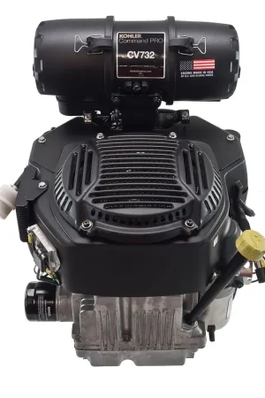 Best Price CV732-3030 - 23.5hp Command Twin Vertical 1-1/8"x4-3/8" Shaft, Fuel Pump, Canister Air Filter, Oil Cooler, for Exmark, Kohler Engine (CV732-3030)