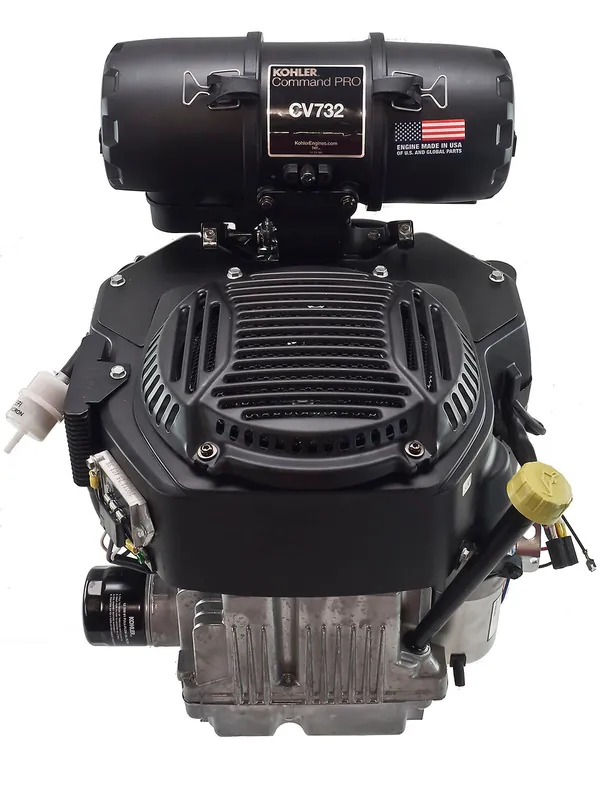Best Price CV732-3030 - 23.5hp Command Twin Vertical 1-1/8"x4-3/8" Shaft, Fuel Pump, Canister Air Filter, Oil Cooler, for Exmark, Kohler Engine (CV732-3030)