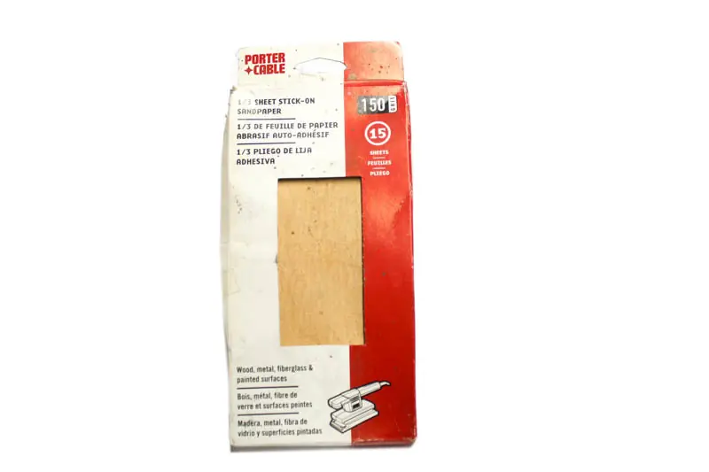 PC-53017 - 1/3 Sheet, Adhesive-Backed Sanding Sheets - 150 Grit (15-Pack) Porter Cable Tool, Porter-Cable (PC-53017) Final Sale