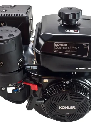 Best Price CH440-3302 - 14hp Kohler Command Pro Engine, Horizontal 1"x3-21/32" Keyed Shaft, Recoil Start, Dual Bearings, Cyclonic Air (CH440-3302)