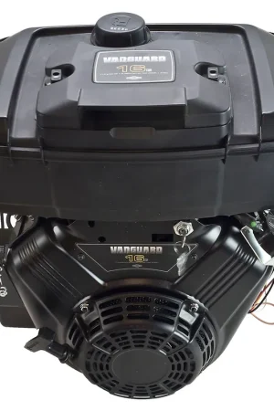 Authentic 305447-0615 - 16hp Briggs & Stratton Vanguard Engine, Horizontal Keyed 1"x2-29/32" Shaft, Recoil+Electric Start with Switch, Fuel Tank, muffler (305447-0615)
