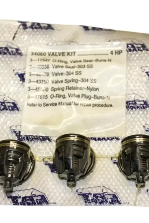 CAT-34060 - 4HP Valve kit includes 3 of each: 17547, 46658, 46429, 43750, 45860, 17615 Cat Pumps Engine Parts (CAT-34060) Price Drop