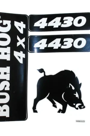 Exclusive Offer BH-50065525 - Decal Sheet 4430 Bush Hog Utility Vehicle Parts (BH-50065525)