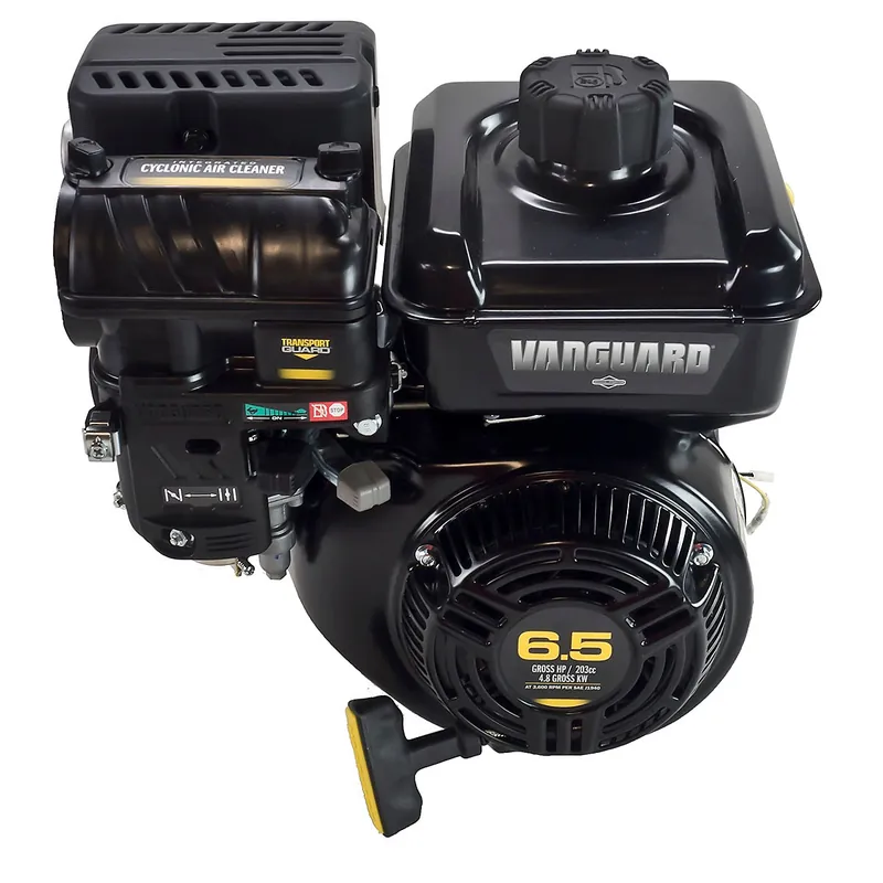 Authentic 12V332-0136 - 6.5hp Briggs & Stratton Vanguard 200 Series Engine, Horizontal 1" x 3 5/32" Shaft, OHV, Recoil Start, Low Oil Shutdown (12V332-0136)