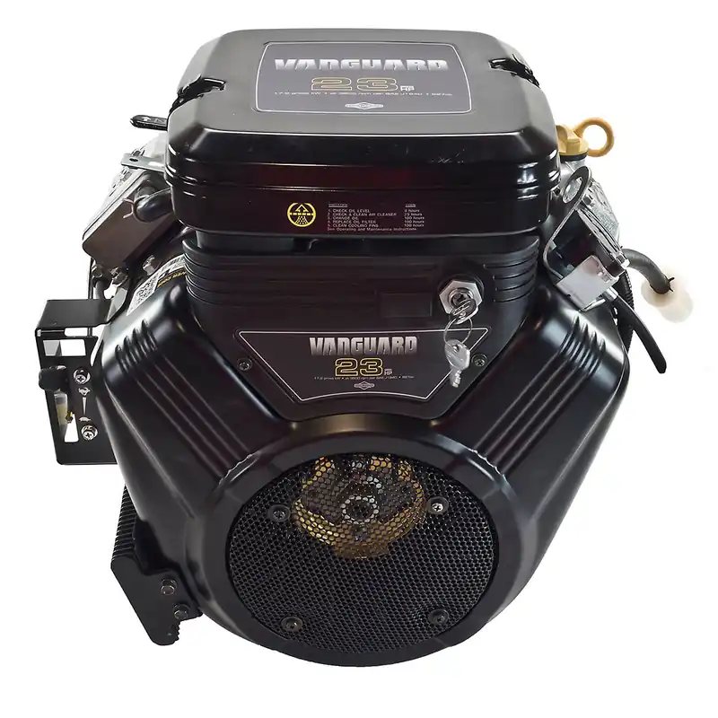 386447-0514 - 23hp Briggs & Stratton Vanguard Series Engine, Horizontal 1-1/8"x3" Keyed Shaft, Electric Start, 16 Amp Alternator, Dual-Clean Air Filter, Oil Filter & Cooler (386447-0514) Limited Offer