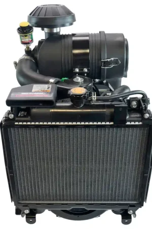 Budget FD851D-S00-S - 31hp Kawasaki Liquid Cooled FD Series Engine, Horizontal 1-1/8"x3-15/16" Keyed Shaft, Electric Start, Direct Fuel Injected, Muffler, Radiator, Canister Filter, 20 amp Alternator (FD851D-S00-S)