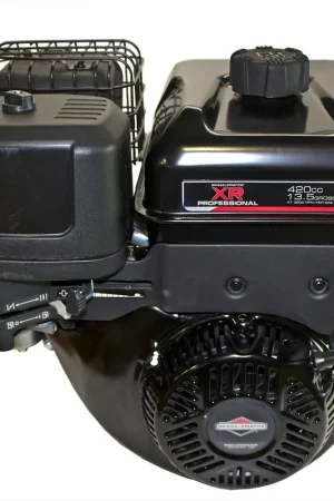 25T232-0173-R1 - 13.5hp (21.0 ft-lbs Gross Torque) Briggs & Stratton XR2100 Series Engine, Horizontal 1"x3-21/32" Keyed Shaft, Recoil Start, Dual Ball Bearings, Low Oil Shutdown (25T232-0173-R1) Brand New