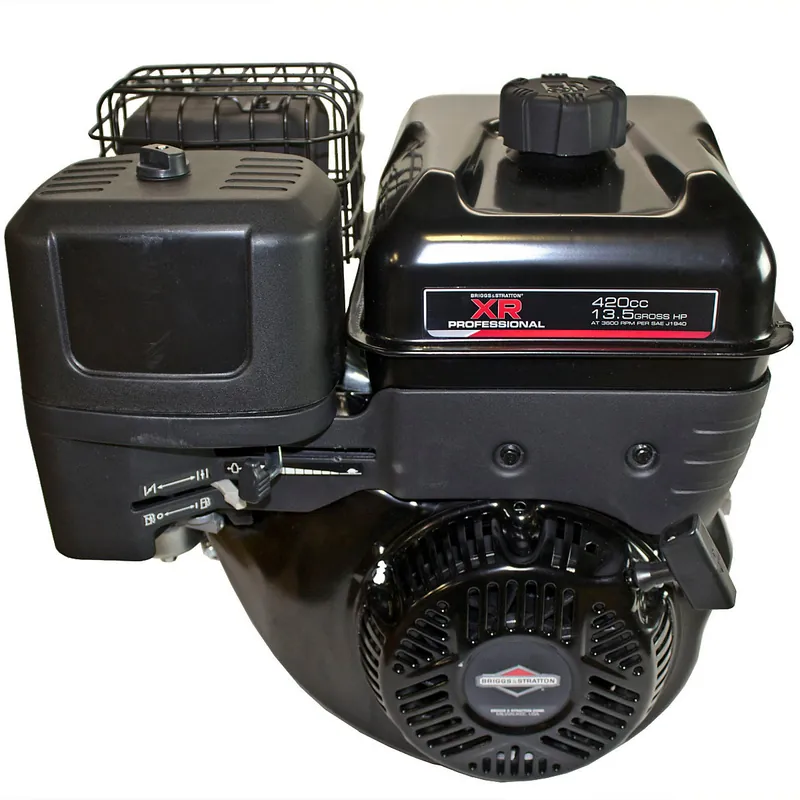 25T232-0173-R1 - 13.5hp (21.0 ft-lbs Gross Torque) Briggs & Stratton XR2100 Series Engine, Horizontal 1"x3-21/32" Keyed Shaft, Recoil Start, Dual Ball Bearings, Low Oil Shutdown (25T232-0173-R1) Brand New