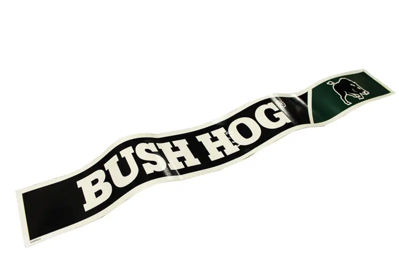 BH-50065522 - Large Bed Decal Green RH Bush Hog Utility Vehicle Parts (BH-50065522) High Quality