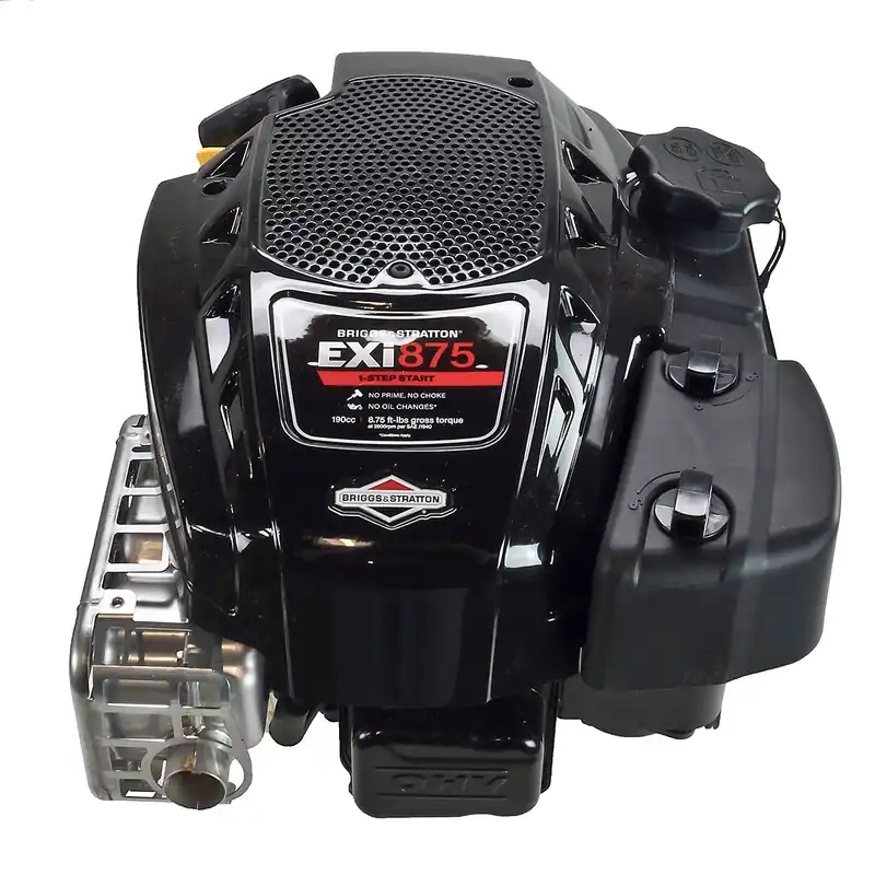 125P02-0012 - 190cc 875 Professional Series Briggs & Stratton Engine, Vertical 25mmx3-5/32" Shaft, Recoil Start, CPSC Blade Brake (125P02-0012) Latest