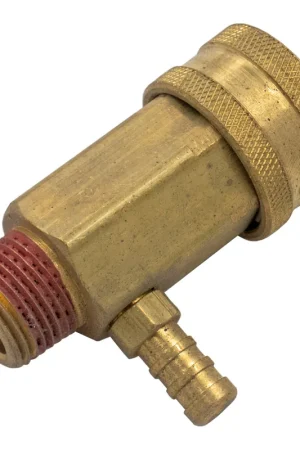 Best Seller PW-FIT-SOAP-QC-38 - Fitting Brass, Soap Injection Fitting, 3/8" Male, 3/4" quick coupler built in Misc Pressure Washer Parts (PW-FIT-SOAP-QC-38)