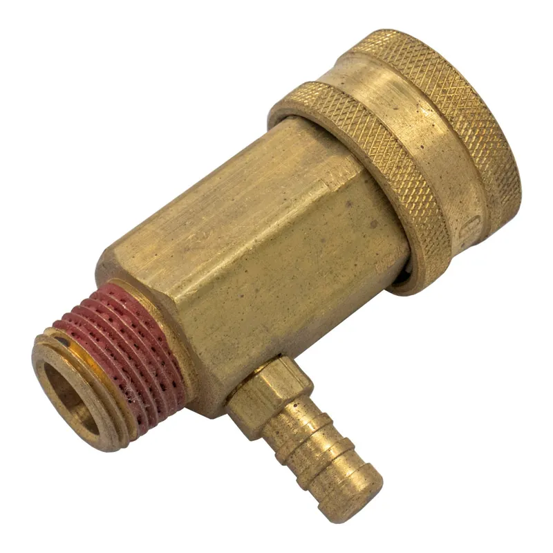 Best Seller PW-FIT-SOAP-QC-38 - Fitting Brass, Soap Injection Fitting, 3/8" Male, 3/4" quick coupler built in Misc Pressure Washer Parts (PW-FIT-SOAP-QC-38)