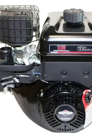 While Supplies Last 25T232-0173 - 13.5hp (21.0 ft-lbs Gross Torque) Briggs & Stratton XR2100 Series Engine, Horizontal 1"x3-21/32" Keyed Shaft, Recoil Start, Dual Ball Bearings, Low Oil Shutdown (no air filter assembly) (25T232-0173)