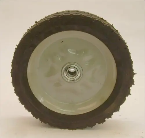 Fast Shipping LM-WHEEL-ST-7G - 7" Wheel, Steel, 1.50" wide, 1/2" bore, 1-1/2" bore length, Gray Misc Lawnmower Parts (LM-WHEEL-ST-7G)